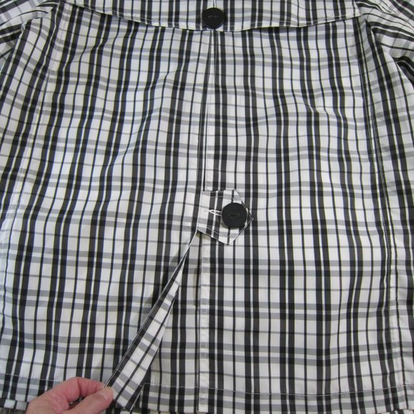 NBW, Black/White Plaid Wind/Water Resistant Jacket - Picture 5 of 5